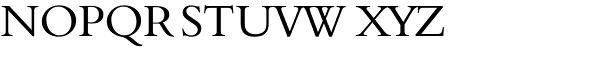 Aldine 401 BT Regular Font UPPERCASE
