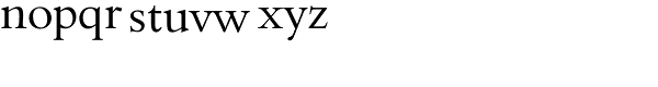 Aldine 401 BT Regular Font LOWERCASE