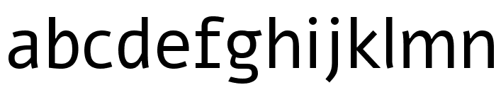 Alef Regular Font LOWERCASE
