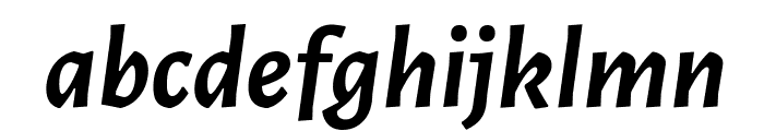 Alegreya Sans Bold Italic Font LOWERCASE