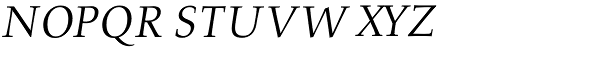 Alexandra OsF Italic Font UPPERCASE
