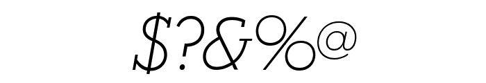 AlexandriaFLF-Italic Font OTHER CHARS