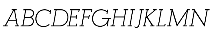 AlexandriaFLF-Italic Font UPPERCASE