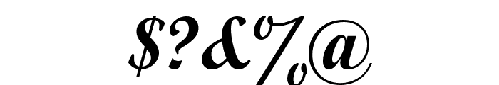 Alfaowner Script Bold Italic Font OTHER CHARS