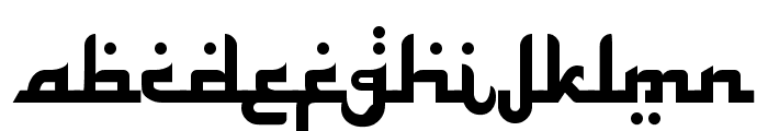 Alhambra Font LOWERCASE