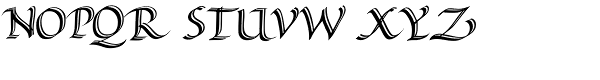 Alice Scrolltip Roman Font UPPERCASE
