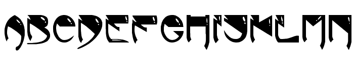Alien Bold Font UPPERCASE
