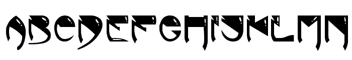 Alien Bold Font LOWERCASE