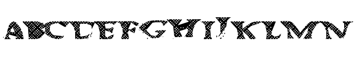 AlienWaffle Font UPPERCASE