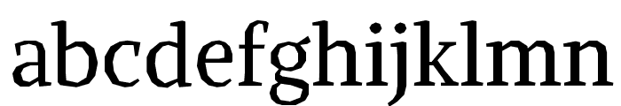 Alike Angular Font LOWERCASE