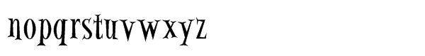 Alleycat™ Regular Font LOWERCASE