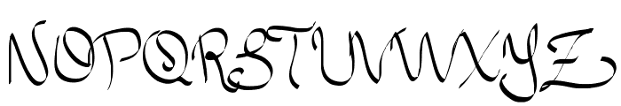 Allura Script Font UPPERCASE