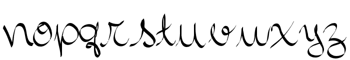 Allura Script Font LOWERCASE