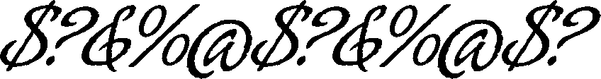 Almond Script Font OTHER CHARS