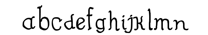 Almost Cartoon Font LOWERCASE