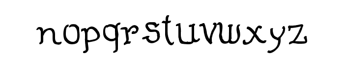 Almost Cartoon Font LOWERCASE