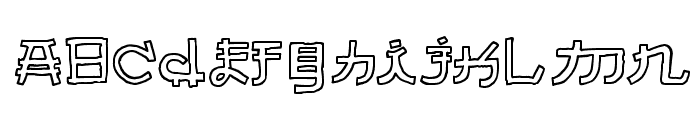 Almost Japanese Cartoon Font LOWERCASE