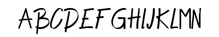 Alpha Thin Font LOWERCASE