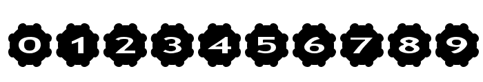 AlphaShapes gears 2 Font OTHER CHARS