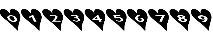 AlphaShapes hearts 2b Font OTHER CHARS