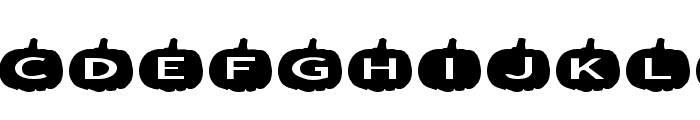 AlphaShapes pumpkins Font LOWERCASE