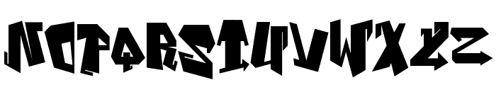 Alphabet Black Font UPPERCASE