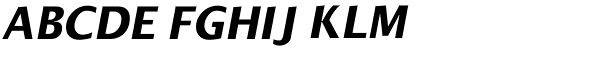 Alphabet-Bold Italic Font UPPERCASE