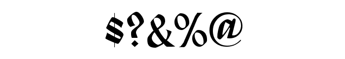 Alpine Regular Font OTHER CHARS