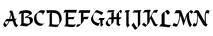 Alpine Regular Font UPPERCASE