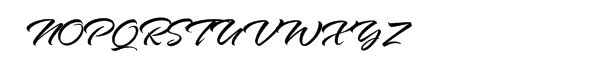 Alpine Script Font UPPERCASE