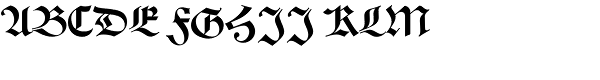 Alte Schwabacher EF Regular Font UPPERCASE