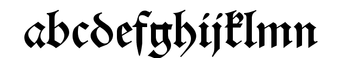 Alte Schwabacher OSF Font LOWERCASE