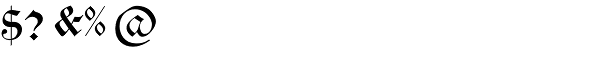 Alte Schwabacher SB-Regular Font OTHER CHARS