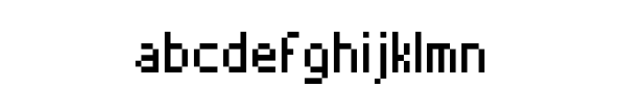 Alterebro Pixel Font Regular Font LOWERCASE