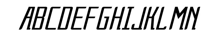 Alternation Condensed Italic Font UPPERCASE