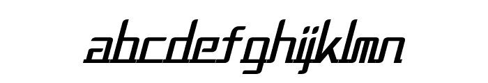 Alternation Condensed Italic Font LOWERCASE