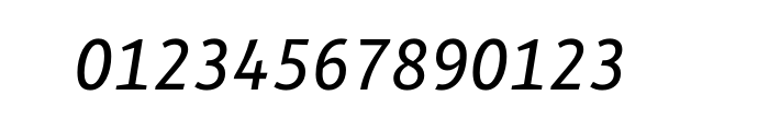 Alto Condensed Medium Italic OT Font OTHER CHARS