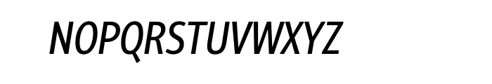 Alto Extra Condensed Medium Italic OT Font UPPERCASE