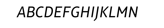 Alto Normal Italic OT Font UPPERCASE