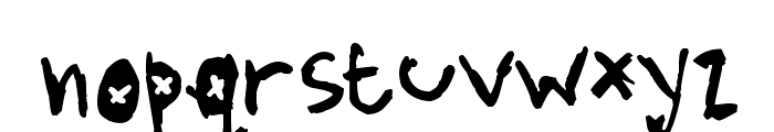 AmazHand_First_Alt_X Font LOWERCASE