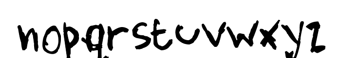 AmazHand_First Font LOWERCASE