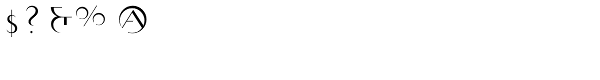 Ambient Font OTHER CHARS