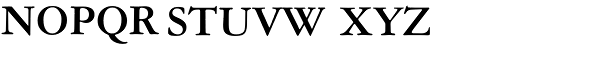 American Garamond Bold Font UPPERCASE