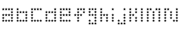 American Star Regular Font LOWERCASE