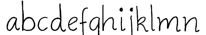 Ammys Handwriting Font LOWERCASE