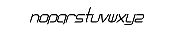 AmplitudesItalic Font LOWERCASE