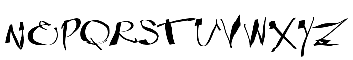 Anarchica Font UPPERCASE