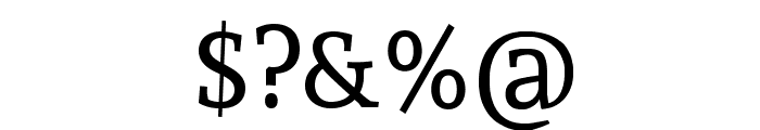 Andada-Regular Font OTHER CHARS