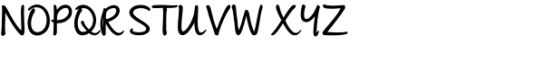Andrea II Script Upright Medium Font UPPERCASE