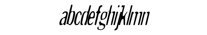 Andreas Sans Cnd Oblique Font LOWERCASE
